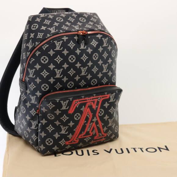 LOUIS VUITTON Monogram Ink Apollo Backpack Navy Red White M43676 - Picture 12 of 16